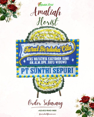 Papan Bunga Duka di Saba