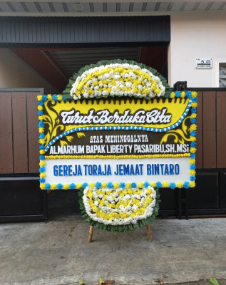 Papan Bunga Duka di Saba
