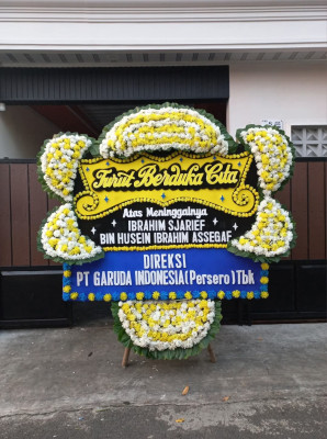 Papan Bunga Duka di Saba