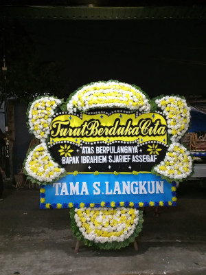 Papan Bunga Duka di Saba