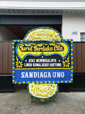 Papan Bunga Duka di Saba
